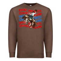 Chestnut make america cowboy again Premium Sweatshirt - MaliasSmallBusiness