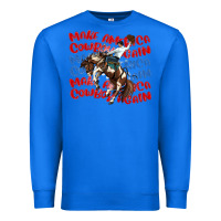 True Royal make america cowboy again Premium Sweatshirt - MaliasSmallBusiness