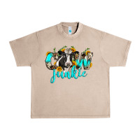 French Oak cow junkie Urban Heavy Tee - Zillion Design Studio