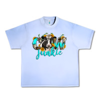 Grape Ice cow junkie Urban Heavy Tee - Zillion Design Studio