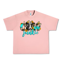 Salmon cow junkie Urban Heavy Tee - Zillion Design Studio