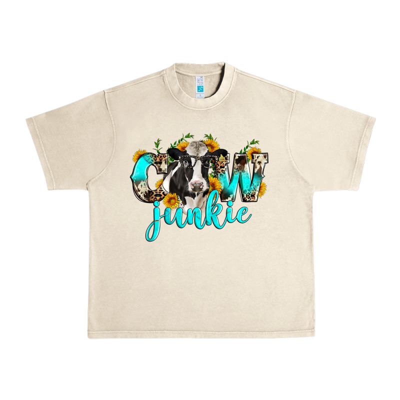 Cow Junkie Urban Heavy Tee by Zillion Design Studio | Teevron