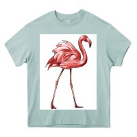 Arona Pink Flamingo Heavy Core Tee - LillyAllenDesigns