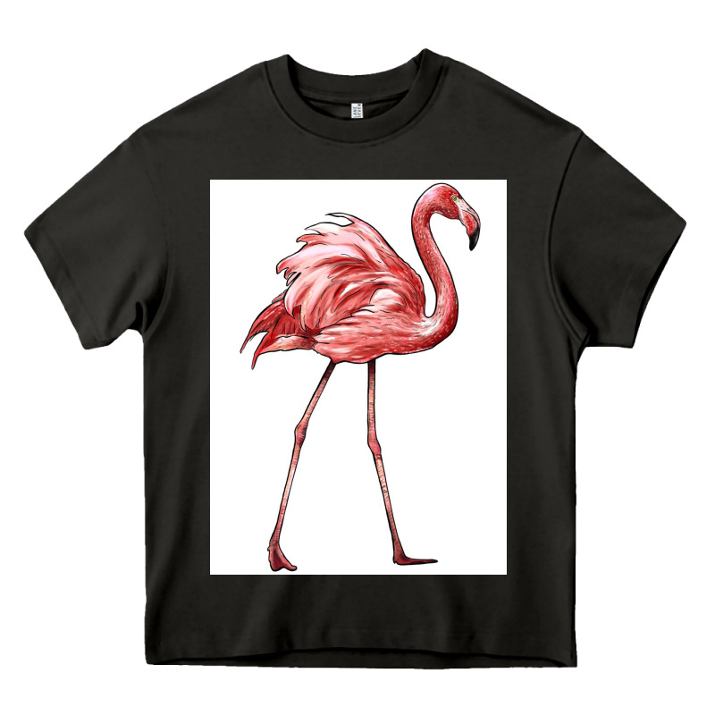 Pink Flamingo Heavy Core Tee by LillyAllenDesigns | Teevron