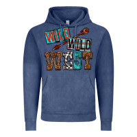 Vintage Denim wild wild west Vintage Hoodie - texasbilliewilder
