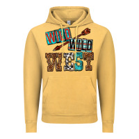 Vintage Mustard wild wild west Vintage Hoodie - texasbilliewilder