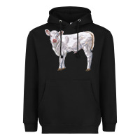 Black charolais calf Heavyweight Hoodie - LillyAllenDesigns