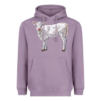 Lavender charolais calf Heavyweight Hoodie - LillyAllenDesigns