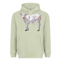 Matcha charolais calf Heavyweight Hoodie - LillyAllenDesigns