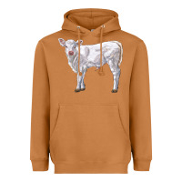 Meerkat charolais calf Heavyweight Hoodie - LillyAllenDesigns