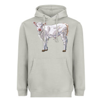 Moon Dust charolais calf Heavyweight Hoodie - LillyAllenDesigns