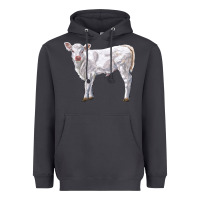 Smoke charolais calf Heavyweight Hoodie - LillyAllenDesigns