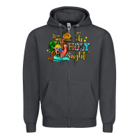 Smoke oh holy night with sunflower and cross Zipper Hoodie - AdoDesignShop