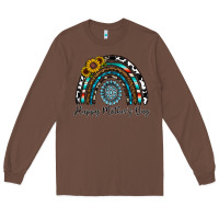Chestnut happy mother's day rainbow Long Sleeve Tee - CowhideDigitalArt
