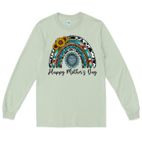 Matcha happy mother's day rainbow Long Sleeve Tee - CowhideDigitalArt