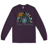 Plum happy mother's day rainbow Long Sleeve Tee - CowhideDigitalArt