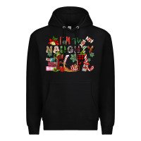 Black im the naughty elf Premium Hoodie - MaliasSmallBusiness
