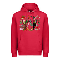 Cardinal im the naughty elf Premium Hoodie - MaliasSmallBusiness
