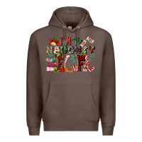 Coffee im the naughty elf Premium Hoodie - MaliasSmallBusiness