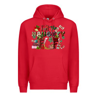 Red im the naughty elf Premium Hoodie - MaliasSmallBusiness