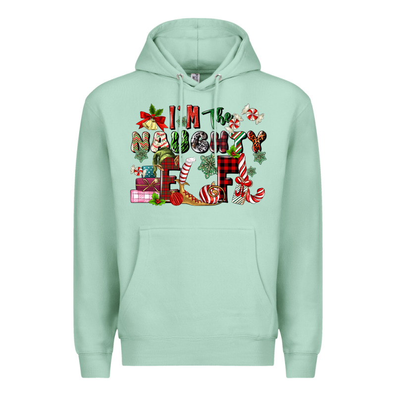 Im The Naughty Elf Premium Hoodie by MaliasSmallBusiness | Teevron