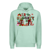 Seafoam im the naughty elf Premium Hoodie - MaliasSmallBusiness