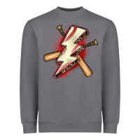 Storm baseball lightning bolt Heavyweight Sweatshirt - Zillion Design Studio