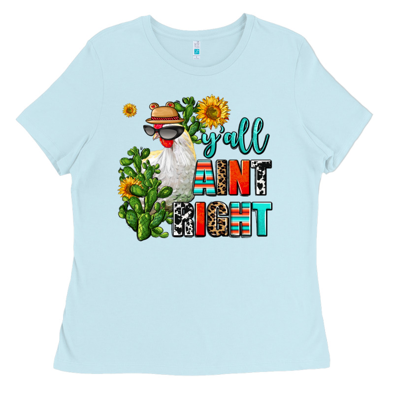 Y'all Aint Right Ladies Tee by AdoDesignShop | Teevron
