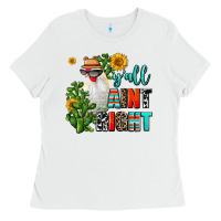 White y'all aint right Ladies Tee - AdoDesignShop