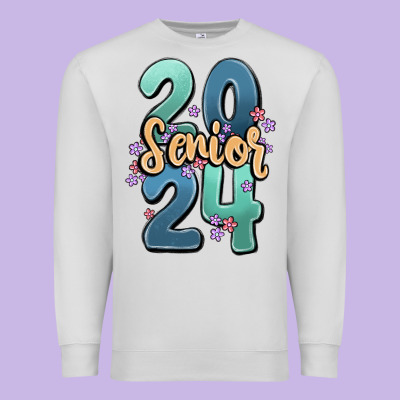 Senior 2024 Premium Sweatshirt Designed By Maliassmallbusiness