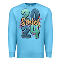 Ocean Blue senior 2024 Premium Sweatshirt - MaliasSmallBusiness