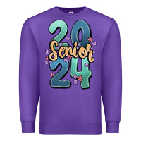 Purple senior 2024 Premium Sweatshirt - MaliasSmallBusiness