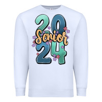 White senior 2024 Premium Sweatshirt - MaliasSmallBusiness