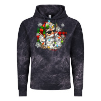 Cloud Black santa with sunglasses christmas Vintage Hoodie - Zillion Design Studio