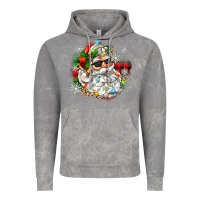 Cloud Rock santa with sunglasses christmas Vintage Hoodie - Zillion Design Studio