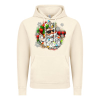 Vintage Artic santa with sunglasses christmas Vintage Hoodie - Zillion Design Studio