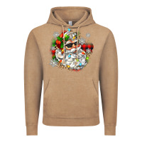 Vintage Coffee santa with sunglasses christmas Vintage Hoodie - Zillion Design Studio