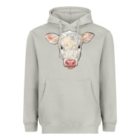 Moon Dust charolais calf face Heavyweight Hoodie - LillyAllenDesigns