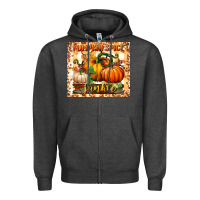 Charcoal Heather pumpkin spice junkie tumbler Zipper Hoodie - BundleAndBundleShop
