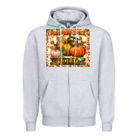 Heather Grey pumpkin spice junkie tumbler Zipper Hoodie - BundleAndBundleShop