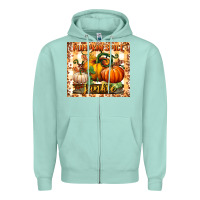 Seafoam pumpkin spice junkie tumbler Zipper Hoodie - BundleAndBundleShop