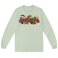Matcha christmas trucks Long Sleeve Tee - FaDigitalArtStudio