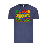Vintage Denim love support advocate Vintage Tee - Zillion Design Studio