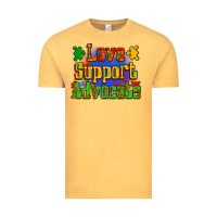 Vintage Mustard love support advocate Vintage Tee - Zillion Design Studio