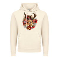 Vintage Artic reindeer christmas Vintage Hoodie - Zillion Design Studio