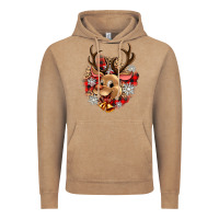 Vintage Coffee reindeer christmas Vintage Hoodie - Zillion Design Studio