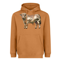 Meerkat charolais bull Heavyweight Hoodie - LillyAllenDesigns