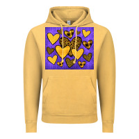 Vintage Mustard team spirit color purple and gold Vintage Hoodie - JahusDesignShop