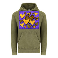 Vintage Olive team spirit color purple and gold Vintage Hoodie - JahusDesignShop