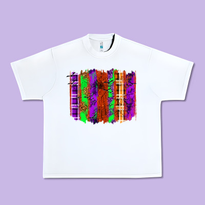 Halloween Brushstrokes Urban Heavy Tee Designed By Texasbilliewilder